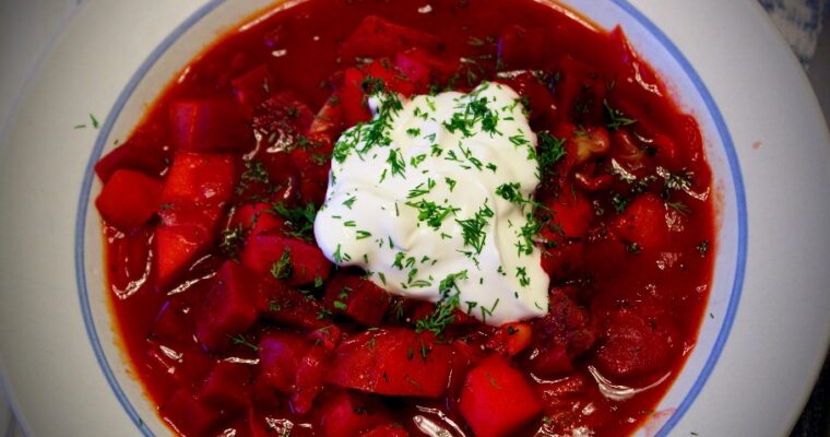 Classic Beef Borscht